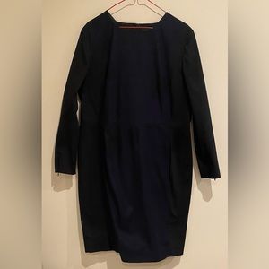 Jaeger Black and Blue Dress